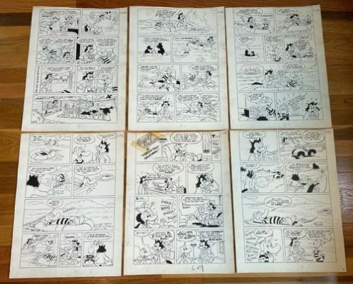 GANDY GOOSE #3 comic book art COMPLETE 6 PAGE STORY SOURPUSS 1953 RADIO SALESMAN | eBay US (Buy It Now)