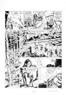 Derib (Claude de Ribeaupierre Dit) | Derib Buddy Longway. L’ennemi. Encre de Chine pour la… | Coutau Bégarie