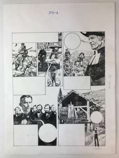 Sergio Toppi - tavola originale "La Febbre dell’oro" - Loose page | Catawiki