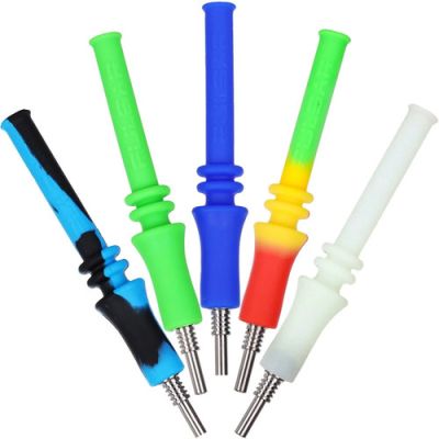5CT BUNDLE - Pulsar Rip Silicone Vapor w/ Titanium Tip - 6.25" / Assorted Colors | eBay US (Buy It Now)