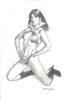 Vampirella By Sanjulian - Original Drawing - Pencil Art - (2019) | Catawiki