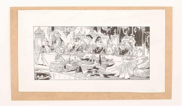 Dick Matena to Marten Toonder Tom Poes A good but simple meal | Comic Art Masters