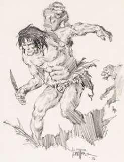 Franc Reyes Tarzan of the Apes Original Illustration (1976).... | Heritage