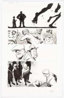 Eric Powell The Goon V2#4 Story Page Original Art (Albatross Funnybooks, 2019). The Goon and Franky take on some - | Heritage