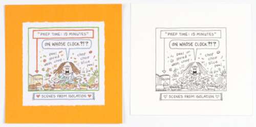 Guisewite, Cathy | Cathy Guisewite Scenes from Isolation Page 118 Single Panel Comic Illustration Original Art (Andrews McMeel Publis... (Total: 2 Original Art) | Heritage