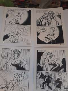 Alan Ford n. 153 - 4x tavole originali Paolo Piffarerio "Il feticcio" - Loose page - (1982) | Catawiki