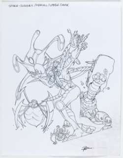 Wright, Ron | Ray-Anthony Height Upper Legendary: Marvel Deck Building Game: Spider-Slayer Illustration Original Art (Marvel/Upp... | Heritage