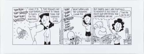 Rick Kirkman and Jerry Scott - Baby Blues Daily Comic Strip Original Art dated 7-6-06 (King Features Syndicate, 2006).