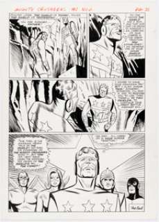 Paul Reinman The Mighty Crusaders #1 Story Page 5 Original Art (Archie, 1965). | Heritage