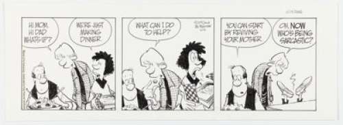Jerry Scott and Jim Borgman Zits Daily Comic Strip Original Art dated 12-13-06 (King Features Syndicate, 2006). | Heritage