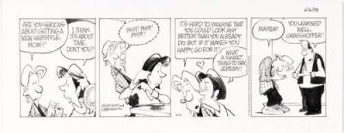 Jerry Scott and Jim Borgman Zits Daily Comic Strip Original Art dated 6-16-98 (King Features Syndicate, 1998). | Heritage