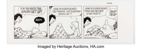 Jerry Scott and Jim Borgman Zits Daily Comic Strip Original Art dated 1-29-14 (King Features Syndicate, 2014). | Heritage