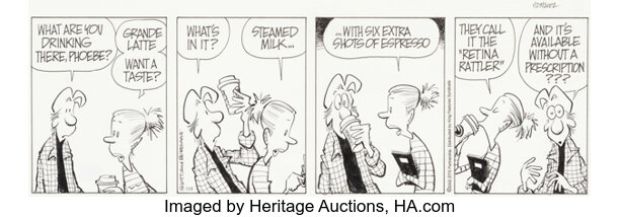 Jerry Scott and Jim Borgman Zits Daily Comic Strip Original Art dated 1-23-02 (King Features Syndicate, 2002). | Heritage