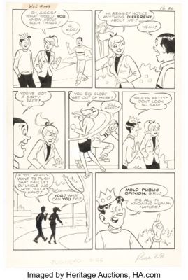 Samm Schwartz Archie’s Pal Jughead #56 "Spot Remover" Near Complete Story Original Art Group of 5 (Archie, 1959). (Total: 5 Original Art) | Heritage