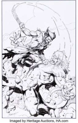 Mark Bagley The Last Wolverine #1 "Age of Revelation" Variant Cover Original Art (Marvel, 2025). | Heritage