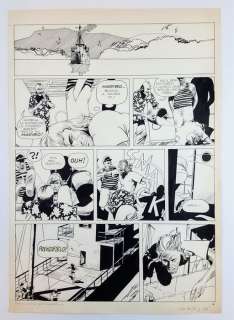 Attilio Micheluzzi - Tav. Origin. n. 4 "Capitan Erik: L’Ultima Nave Negriera" - Loose page - (1981) | Catawiki