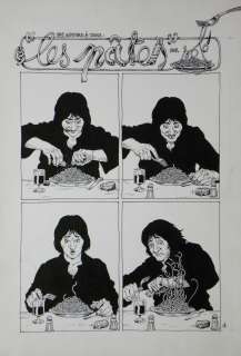 Echo des Savanes –  » Une histoire à cuire …  » histoire compléte 2 Planches originales – Jean Solé –