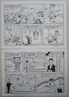 Bosschaert, Jan - Originele pagina (p.1) - De geverniste vernepelingskes - Gag met Het rad van fortuin | Catawiki