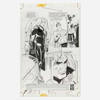 William Rosado and Larry Mahlstedt, Adventures of Superman #1,000,000 Story Page 2 Original Art (D.C. Comics, 1998) | Landry Pop Auctions