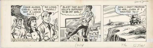 Sam Leff Davy Jones Original Ink Daily Newspaper Comic Strip Art Signed 1966 223 | eBay US (Buy It Now)