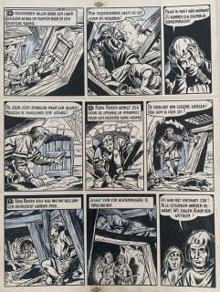 De Rode Ridder 13 - Originele pagina (p.34) De vuurgeest - (1962) | Catawiki