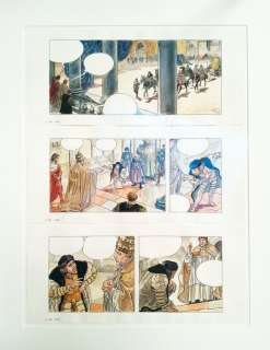 Borgia T3 - Planche originale (p.40) Les Flammes Du BÃ»cher (Flames from hell) - (2008) | Catawiki