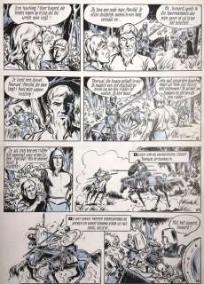 De Rode Ridder 43 - Originele pagina (p.17) - Parcival - Original Art - (1969) | Catawiki