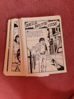 Attualita Proibita n. 44 - 90x planches originales - histoire complète "Quelle brutte cose" - Loose page (1986) | Catawiki