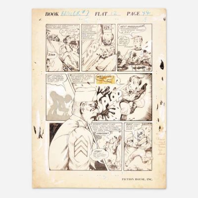 Maurice Whitman | Lot 342 - Rangers Comics #7 Story Page 44 Original Art (Fiction House, 1941) | Landry Pop Auctions