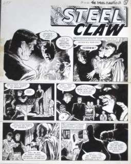 Jesus Blasco - The Steel Claw - Valiant 29 October 1966 Pg 1 - Jesus Blasco Issue Valiant