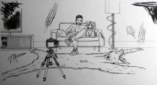 Emmanuel Reuzé | « Faut pas prendre les cons pour des gens » – Youtubeur et Tigrou – Illustration Originale | Zic et Bul