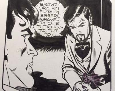 Dylan Dog n. 11 - tavola originale "Diabolo il grande" - Loose page - (1987) | Catawiki