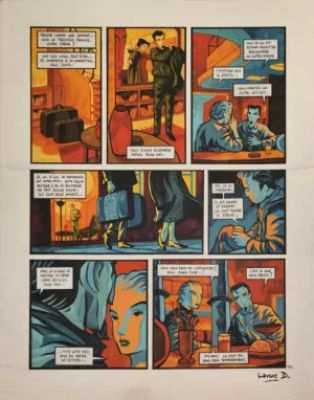 Denis Larue | Les larmes d’Irène | La Galerie de la Bande Dessinée