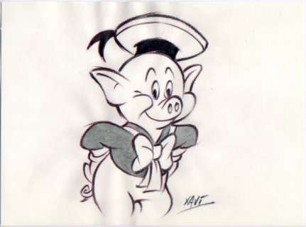 Xavi - Dibujo original - FIDDLER PIG 1933 - First edition (2020) | Catawiki