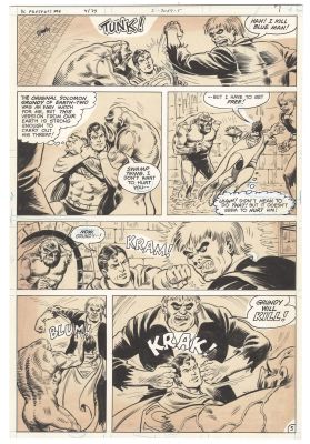 Murphy Anderson | DC Comics Presents #8 p5 (Solomon Grundy-Swamp Thing) | Nostalgic Investments