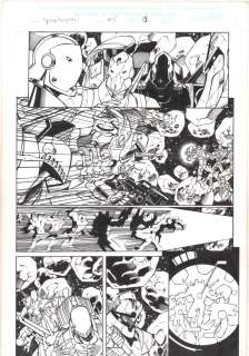 Chris Batista, Eric Cannon - spaceknights #5 p. 15 - rom related - spaceknights action - 2001