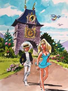 Dany - Dessin original couleur - Olivier Rameau et Colombe | Catawiki