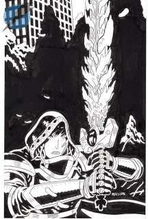 Andrew Maclean - curse words issue 7 page cover