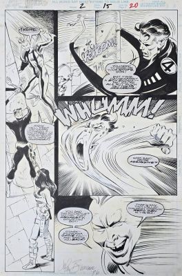 Tavola originale John Buscema Fantastic Four 2099 #2 pg. 15 | Venere Comic Art