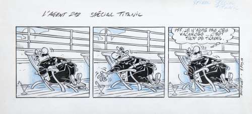 Daniel Kox Né En 1952 L‘agent 212 - Lot 100 - L‘Agent 212