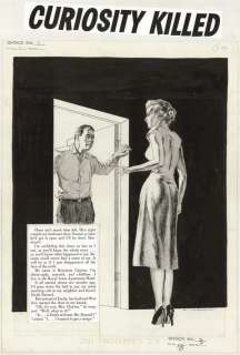 212: Crandall 12p Shock Illus #3 original comic art | Russ Cochran