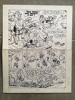 Motti, Michel - Planche originale - Pif et Hercule - (1975)