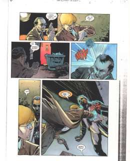 Anibal Rodriguez, Dave Ross, John Kalisz | Jsa: All Stars #7 P.5 Color Guide Art - Mr. Terrific Action - 2004 | Anthony’s Comic Book Art