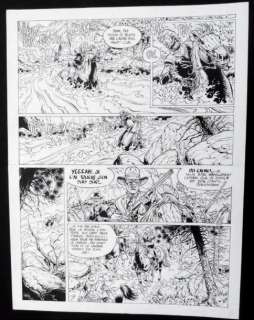 Swolfs Yves | Â«DurangoÂ». Encre de Chine pour la planche 45 de l’album Â«ColoradoÂ», | Tessier Sarrou