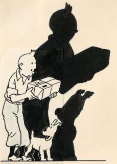 Hergé (Georges Remi Dit) 1907-1983 | Tintin, Milou et le colis postal | Artcurial