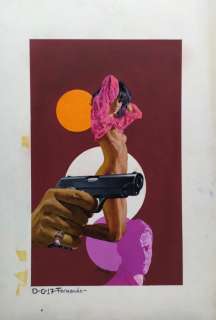 FernÃ¡ndez, Fernando - Original painting - Cover - Detectives | Catawiki