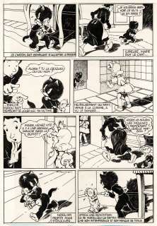 Calvo | Cricri souris d’appartement, planche originale à l’encre de chine. | Septimus