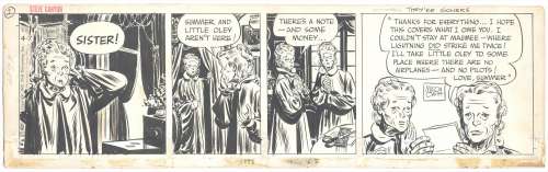 Milton Caniff | Caniff - Steve Canyon, "THEY’RE GONERS", 4/7/1952 | Russ Cochran