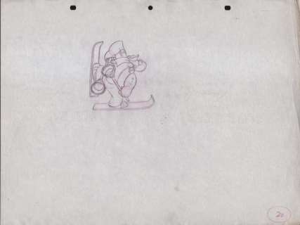 Dave  Tendlar - Popeye animation drawing (1947)