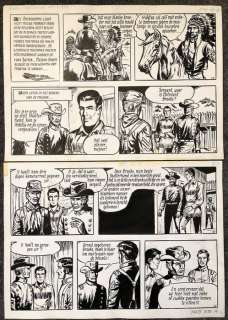 Karl May 24 - Originele pagina (p.4) - Fort Sutter (1969) | Catawiki